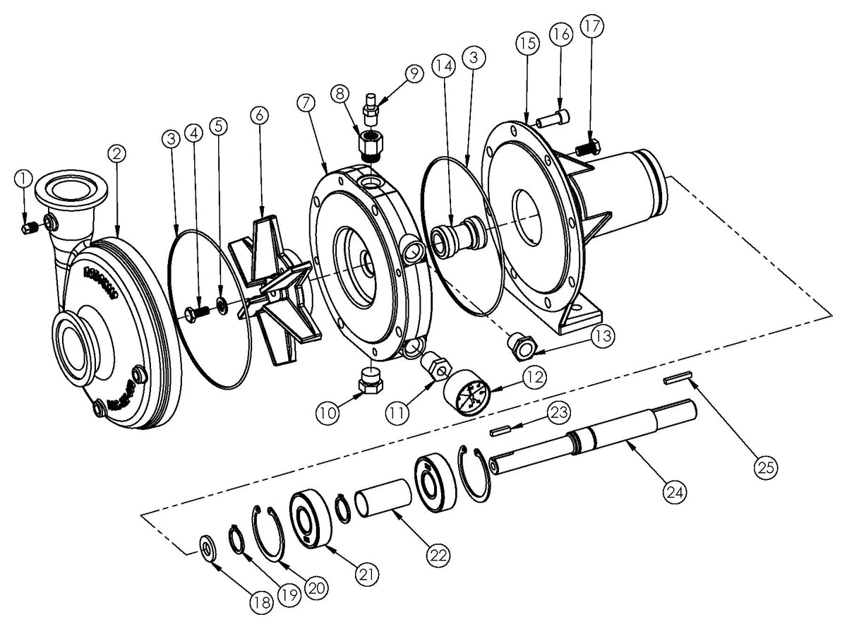 Ace FMCWS-650F exploded parts view