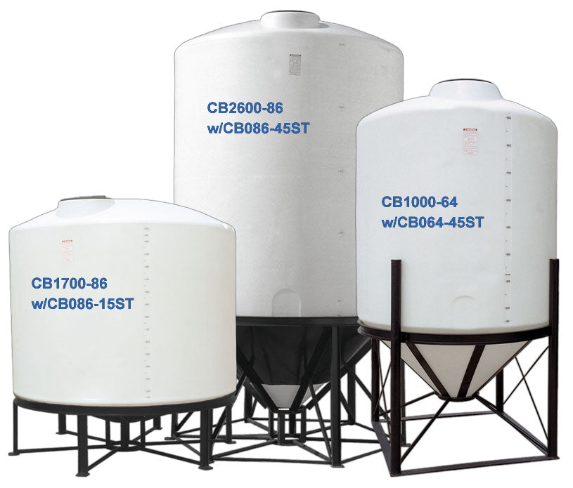 Ace Roto-Mold CB1750-90 — Cone Bottom Tanks Dome Top