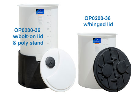 Ace Roto-Mold OP0100-23 — Open Top Vertical Batch Tanks
