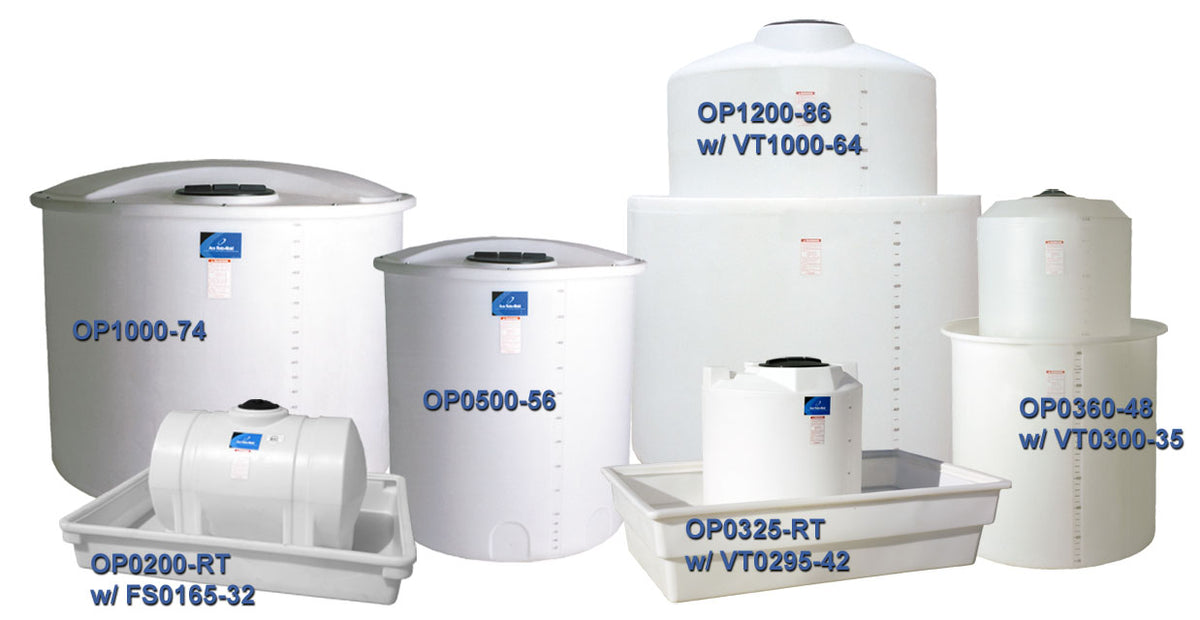 Ace Roto-Mold OP0100-RT*^ — Open Top Containment Tanks