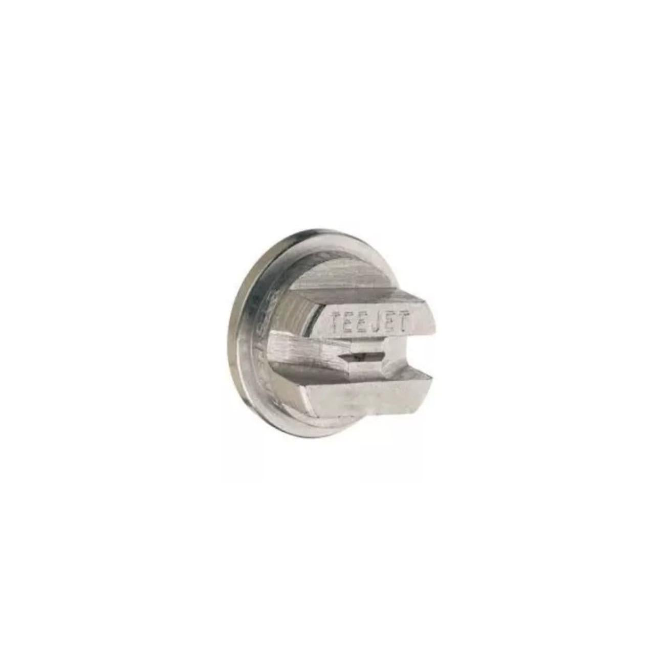 TeeJet TP11001-SS stainless steel flat fan spray nozzle with a precision-engineered tip for uniform agricultural spraying.