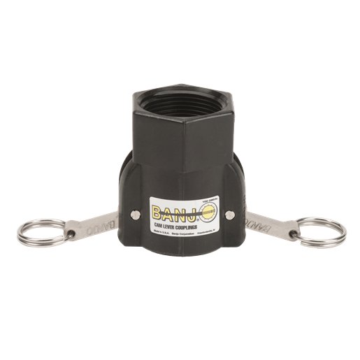 Banjo 125D — 1" Female Coupler x 1-1/4"