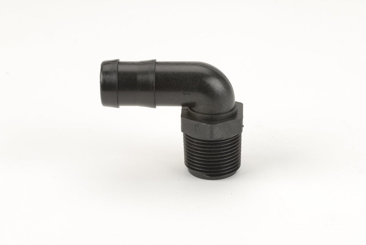 Banjo HB100-90 — 1" Male Thread x 1" 90° Hose