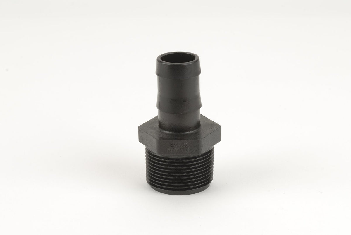 Banjo HB125-100 — 1-1/4" Male Thread x 1" Hose Barb