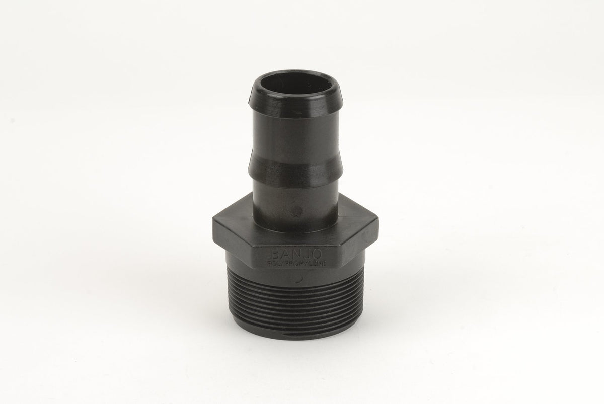 Banjo HB200-150 — 2" Male Thread x 1-1/2" Hose Barb