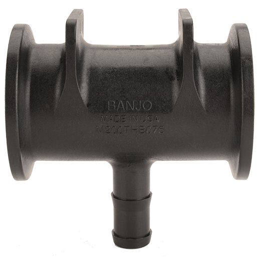Banjo M200THB075 — 2" Manifold T x 3/4" Hose Barb