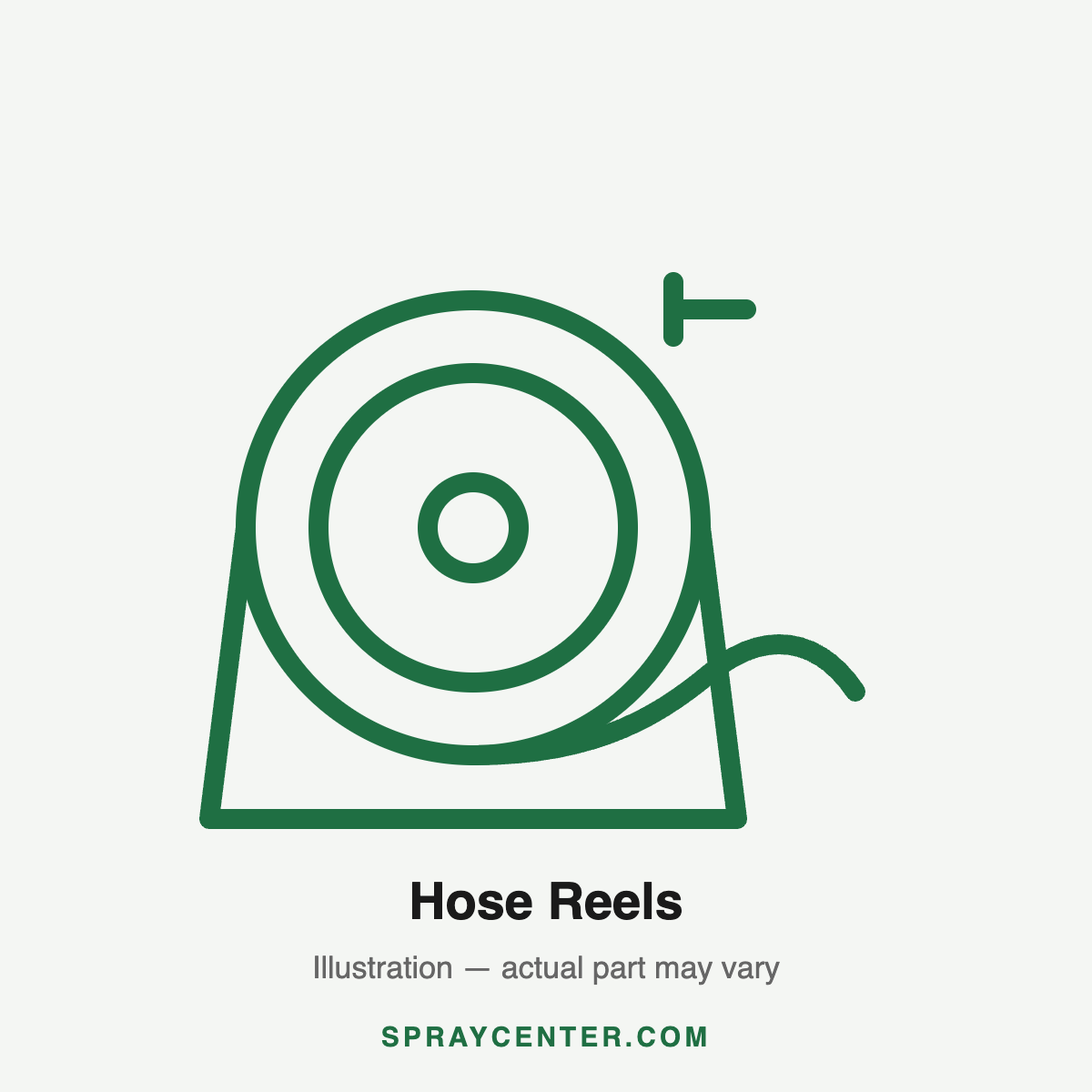 Spray Center Electronics HH300ElectricReel (category illustration, actual part may vary)