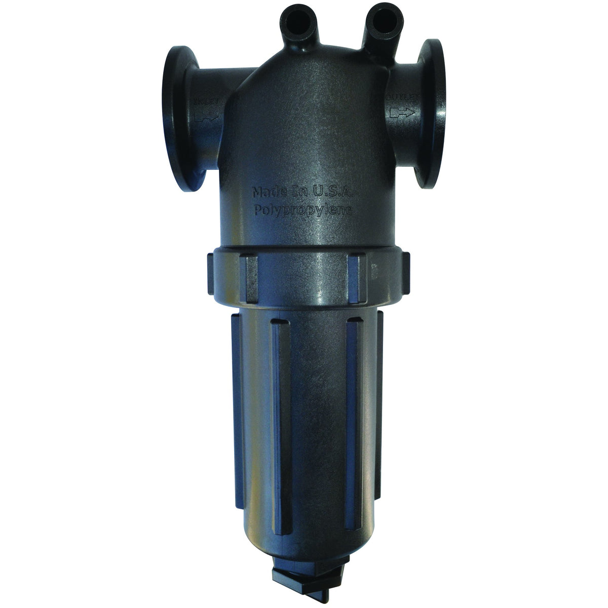 Green Leaf MLST10080 — Line Strainer 'T' 1" Flange- 80 Mesh Stainless Steel