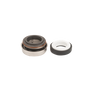Mechanical seal 12713 (B) featuring a metal housing, black rubber components, and a white ceramic ring insert.