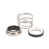 Mechanical seal kit 18025 featuring a stainless steel spring, metal housing, and white ceramic sealing ring.
