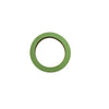 200GV (G) flat green rubber gasket ring with a smooth circular design for industrial sealing applications.