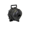 Black 200PO (B) centrifugal pump housing made of durable plastic with a top carry handle and threaded intake ports.