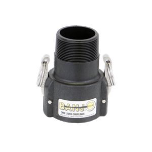 Banjo 201B 2 inch male adapter x male NPT cam lever coupling