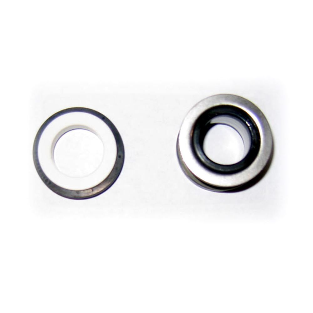 Mechanical seal set 2120-0010 featuring a white ceramic ring and a metal-housed rubber seal component.