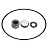 Mechanical pump seal kit 3430-0332 with metal spring, ceramic ring, rubber gasket, and large black O-ring.