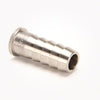 Stainless steel 4251-500-SS barbed hose fitting with a flanged end and metallic finish on a white background.