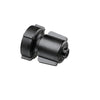 Black plastic 58140-NYB replacement cap with a cylindrical body, threaded base, and four integrated gripping fins.