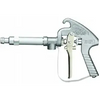Silver AA43LA-AL6 industrial spray gun with a metal trigger mechanism and ergonomic handle for precision coating.