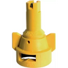 Yellow AIC11002-VS air induction spray nozzle with a durable plastic body and wide-angle fan tip design.