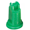 Green plastic AIXR110015VP spray nozzle with a notched top and embossed model number on the side.