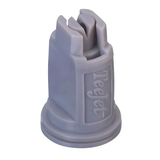 Grey TeeJet AIXR11006VP air induction spray nozzle with a durable plastic construction and precision tip design.