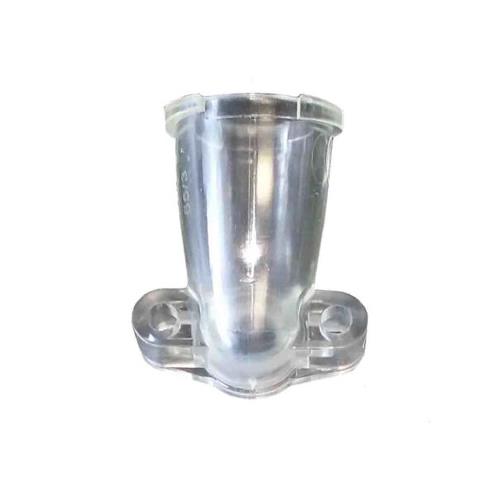 Clear plastic AR550030 replacement part with a cylindrical housing and a two-hole mounting flange base.