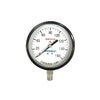 Hypro ASG1604 ammonia pressure gauge with a black steel case, white dial, and stainless steel tube connection.