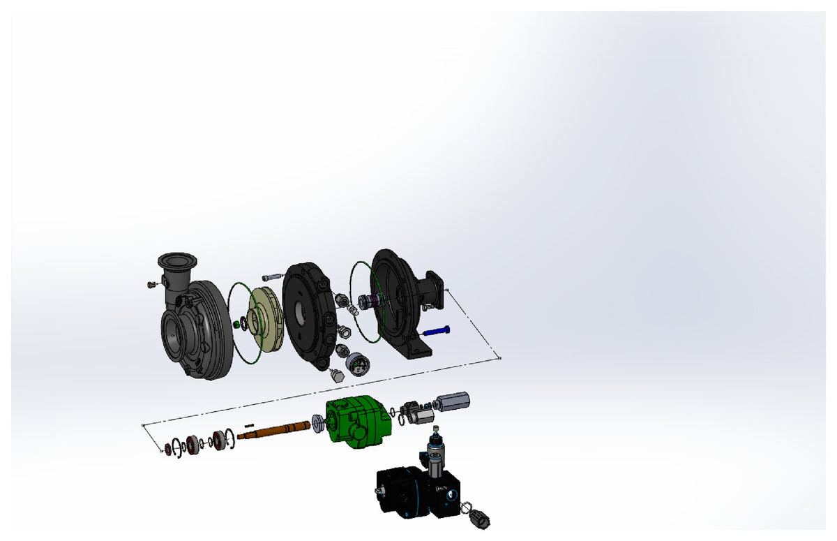 Ace FMCWS-255F-HYD exploded parts view