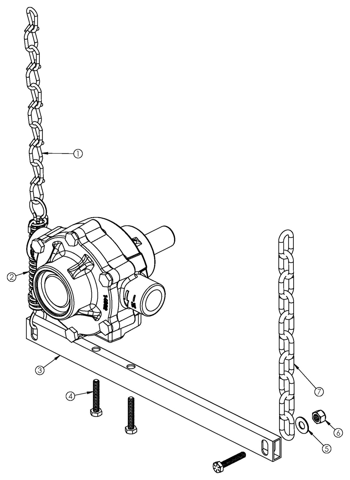 Ace RP-TBK exploded parts view