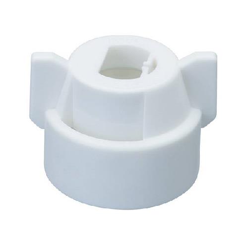 White plastic CP114440A-2-CE(XR) replacement knob with a cylindrical base and two side wings for easy grip.