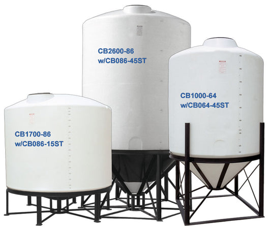 Ace Roto-Mold CB1750-90 — Cone Bottom Tanks Dome Top
