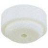 White circular DCER-2 ceiling mount fixture with a smooth, minimalist design and central mounting hole.