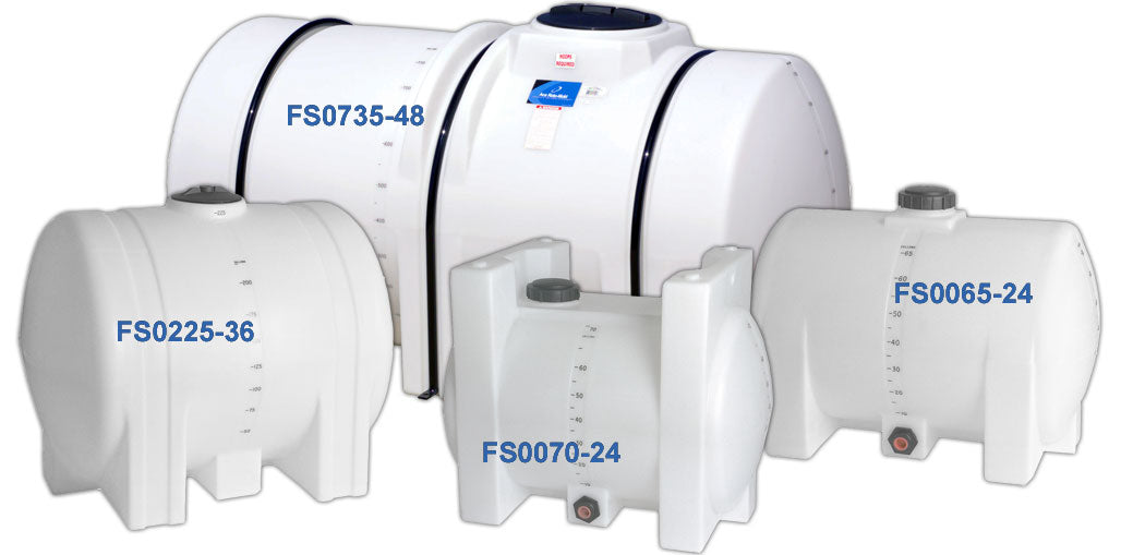 Ace Roto-Mold FS3250-88 — Free Standing Horizontal Bulk Storage Tanks without Sump