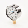 Hypro GG60 Liquid-Filled Sprayer Pressure Gauge, 0–60 PSI, 2-1/2" Stainless, 1/4" NPT Bottom Mount