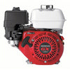 Honda GX160 industrial engine with a red recoil starter housing, white fuel tank, and black air cleaner on a white background.