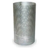 Cylindrical stainless steel perforated filter screen with a fine mesh pattern for industrial drainage applications.