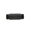 Black plastic M2004P (G) threaded pipe nipple with a cylindrical body and external threading on both ends.