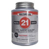RectorSeal RS21 8 oz. slow-dry, soft-set black pipe thread sealant in a silver metal can with red branding.