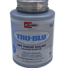 RectorSeal Tru-Blu pipe thread sealant in an 8 fl. oz. blue bottle with a metal screw cap for plastic and metal pipes.