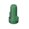 Green plastic SJ7A-015-VP irrigation spray nozzle with a cylindrical body and side wing tabs for easy installation.
