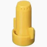 Yellow plastic SJ7A-02-VP wire connector with a cylindrical body and two side wings for easy gripping.