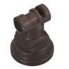 Brown plastic TT11005-VP spray nozzle tip with a circular base and a 05-marked cylindrical head.