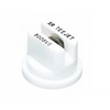 White XR TeeJet 8008VS spray nozzle with a durable plastic body and precision metal orifice for agricultural spraying.