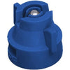 Blue TeeJet XRC11003-VS spray nozzle with a stainless steel insert for precise agricultural chemical application.