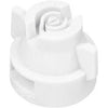 White plastic XRC11008-VS spray nozzle tip with a precision fan pattern design for agricultural spraying equipment.