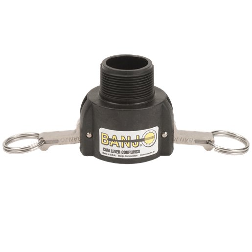Banjo 150B — 1-1/2" Female Coupler x 1-1/2" Male