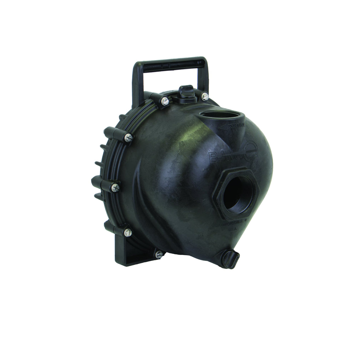 Banjo 200PO 2" Poly Centrifugal Pump End, Pump Only, with 3-Vane & 5-Vane Impellers
