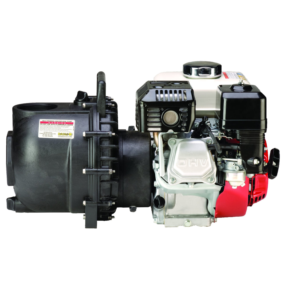 Banjo 300PH6W — 3" Poly WS Pump With 6.0 HP