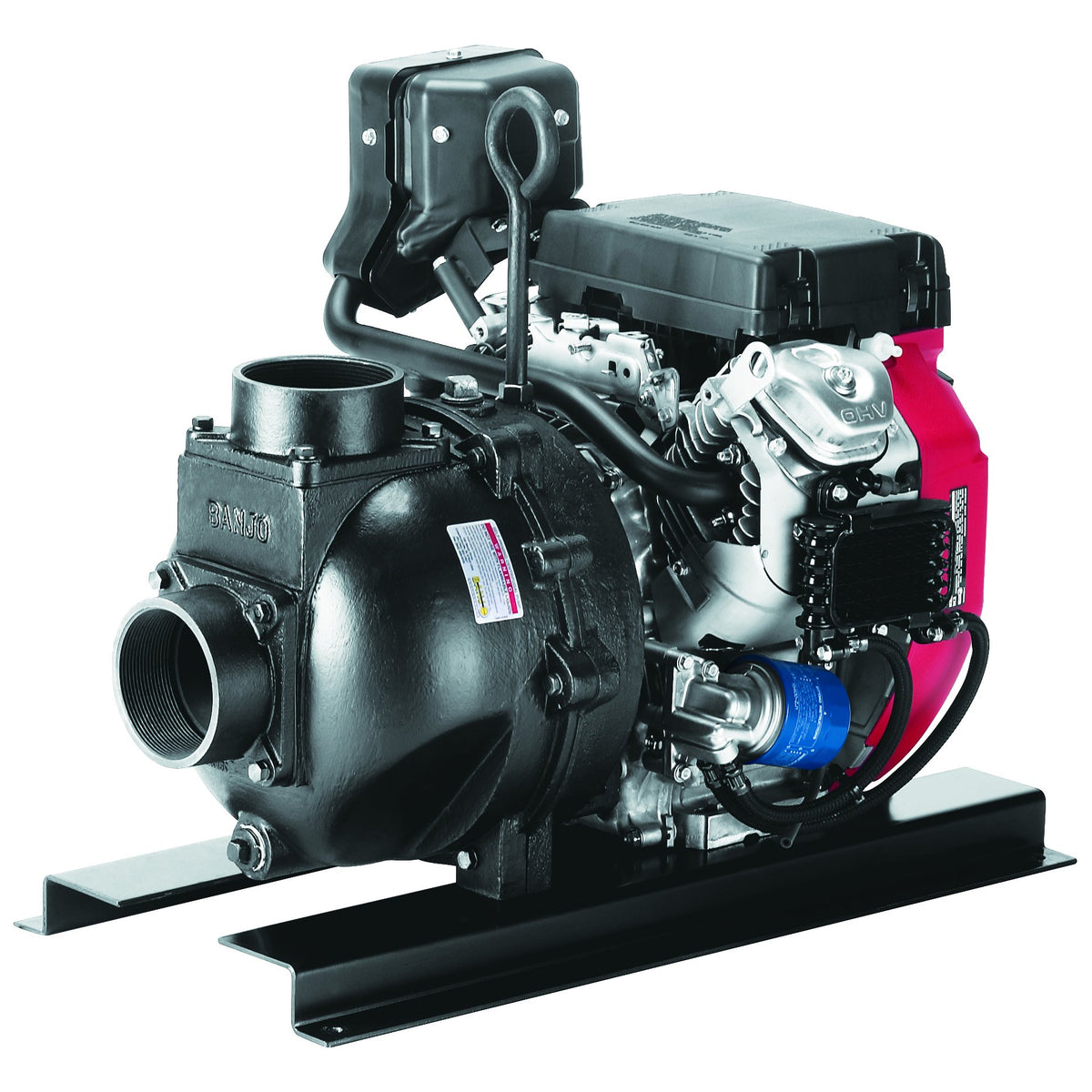 Banjo 444PIH24 — 4" Cast Iron Pump With 24 HP Honda