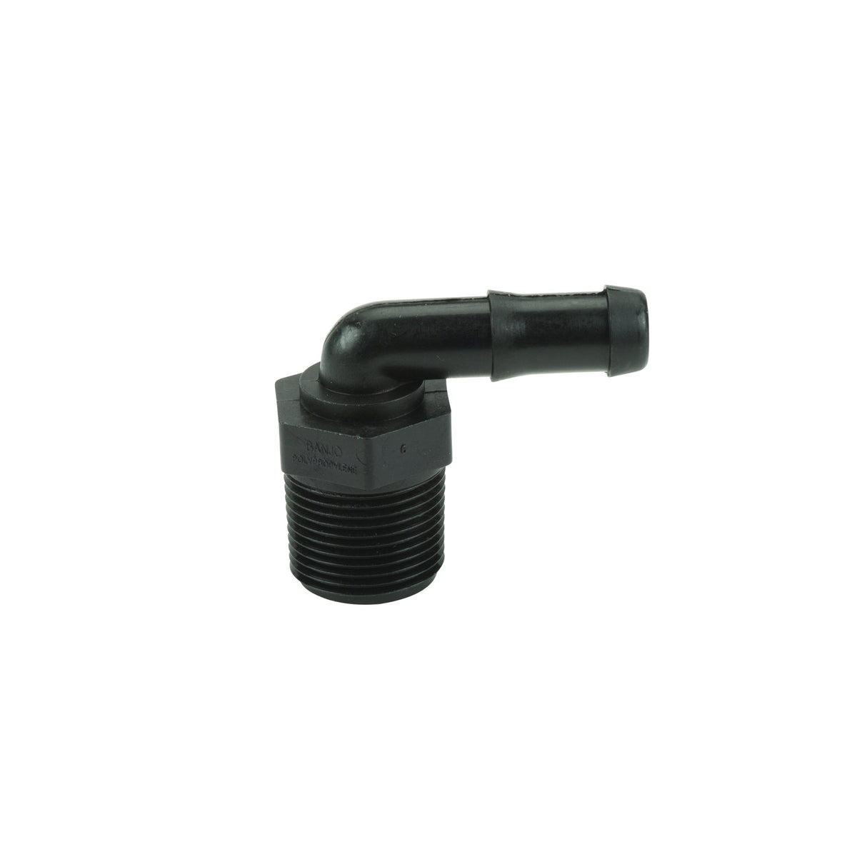 Banjo HB075/050-90 — 3/4" Male Thread x 1/2" 90° Hose (alternate view)